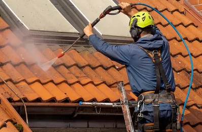 Démoussage et hydrofuge de toiture à Mainzac